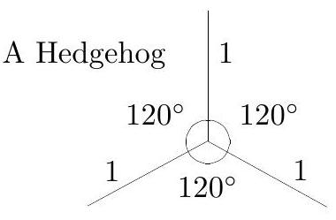 Hedgehog diagram shown beside Problem 16; statement also defines the shape in words.